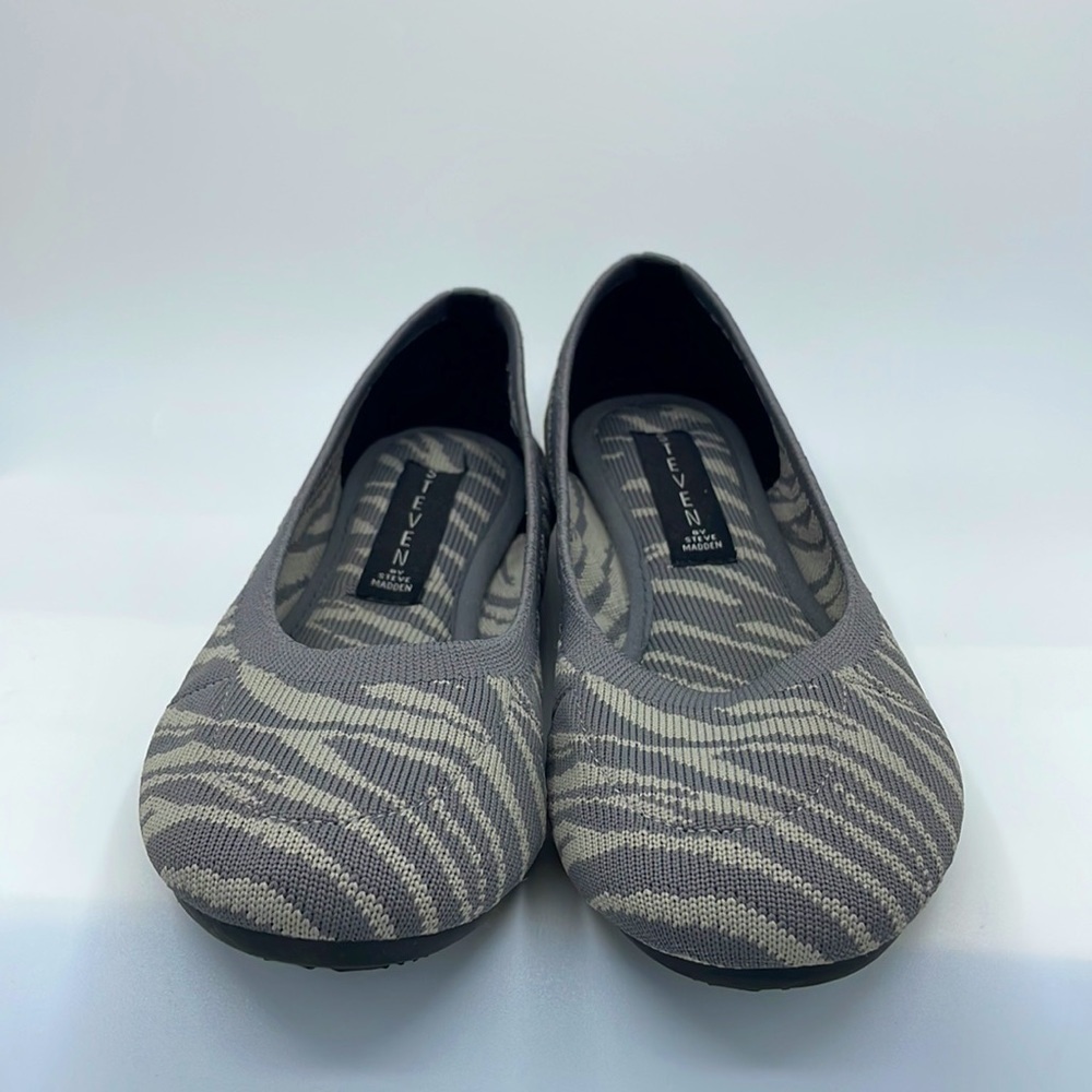 Steven By Steve Madden Bandour Zebra Print Flats - image 2